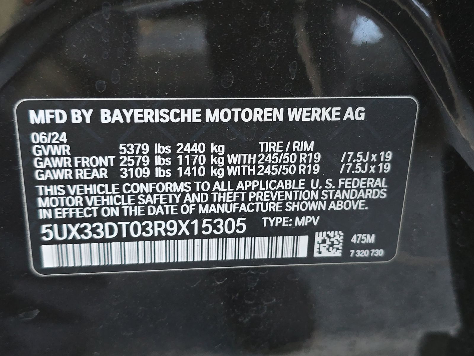 2024 BMW X4 xDrive30i AWD