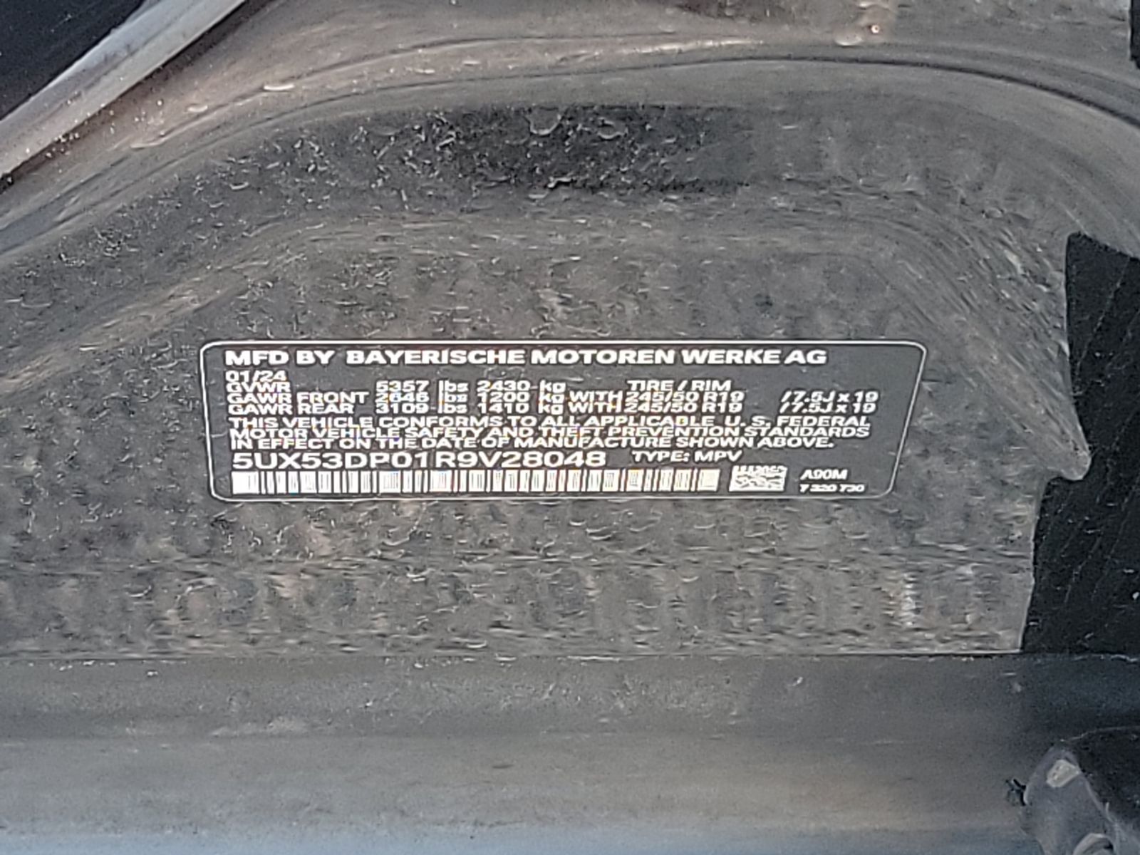 2024 BMW X3 xDrive30i AWD