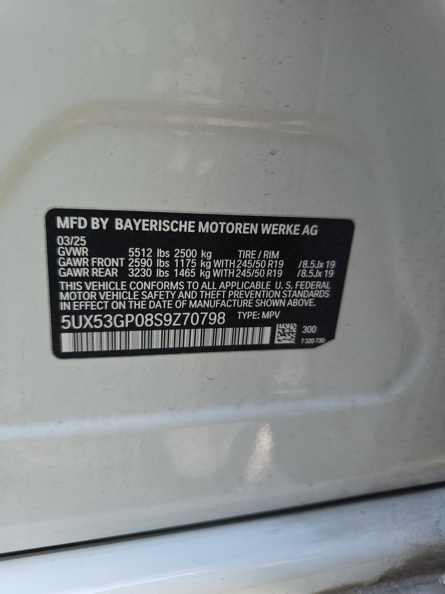 2025 BMW X3 xDrive30i AWD