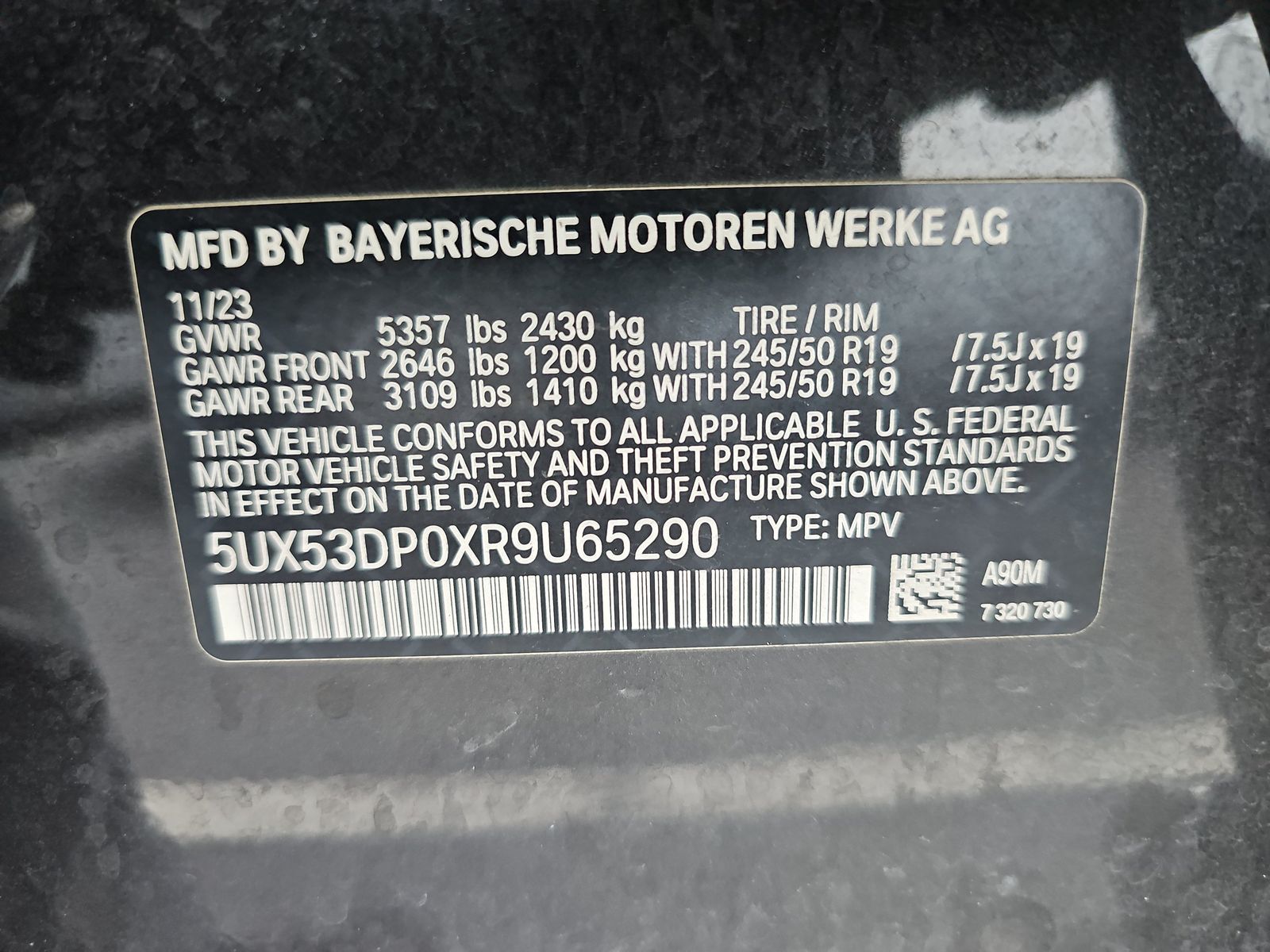 2024 BMW X3 xDrive30i AWD