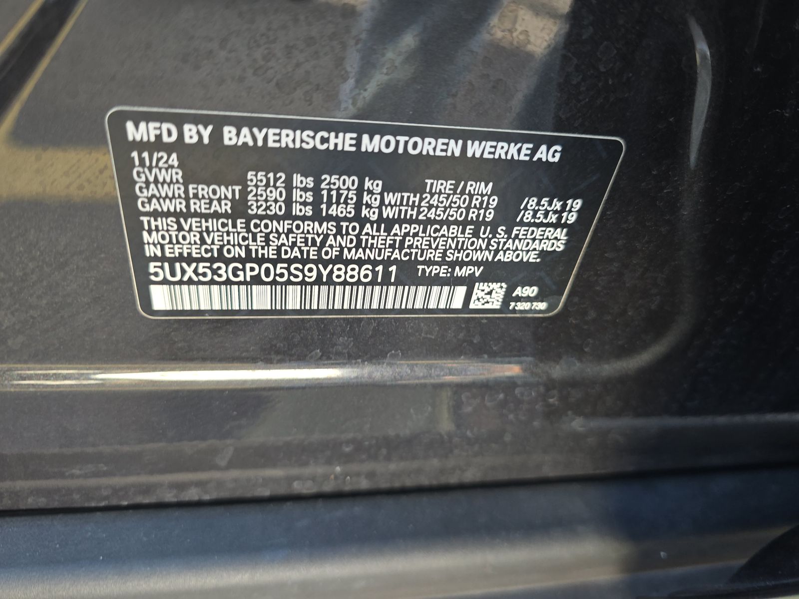 2025 BMW X3 xDrive30i AWD