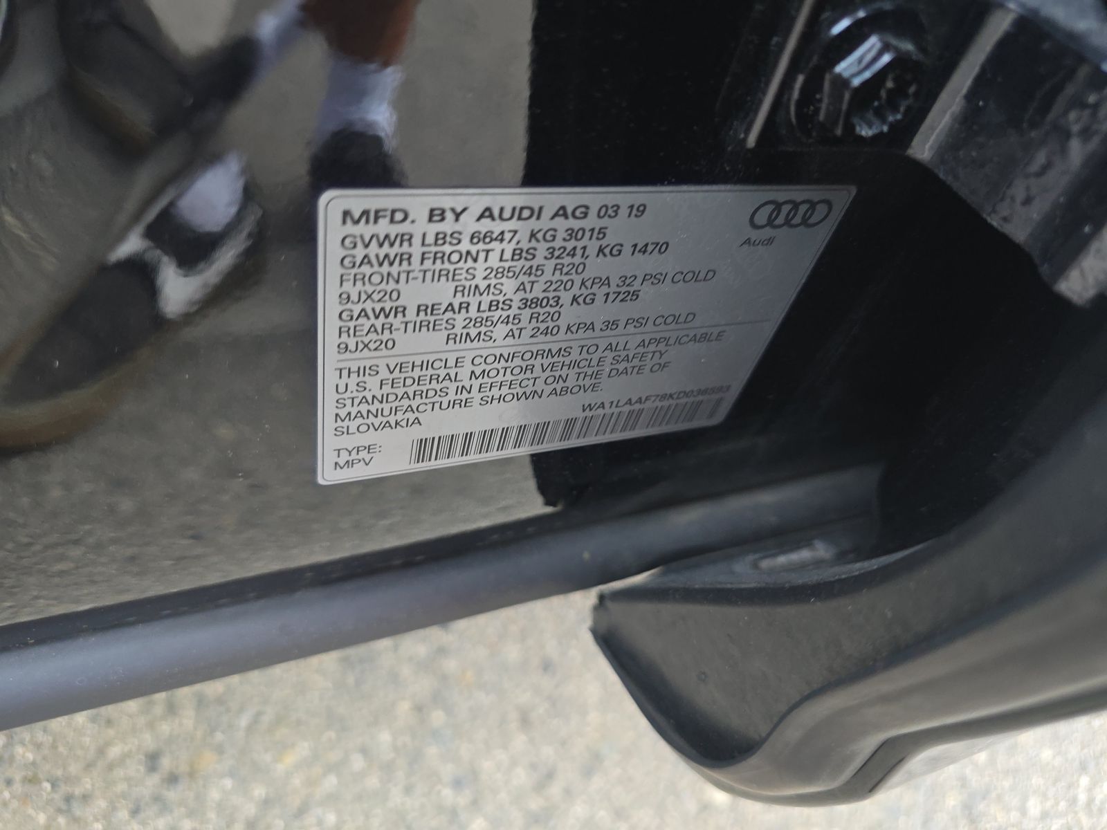 2019 Audi Q7 3.0T Premium Plus AWD