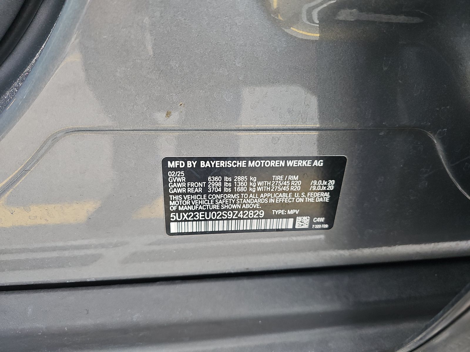 2025 BMW X5 xDrive40i AWD