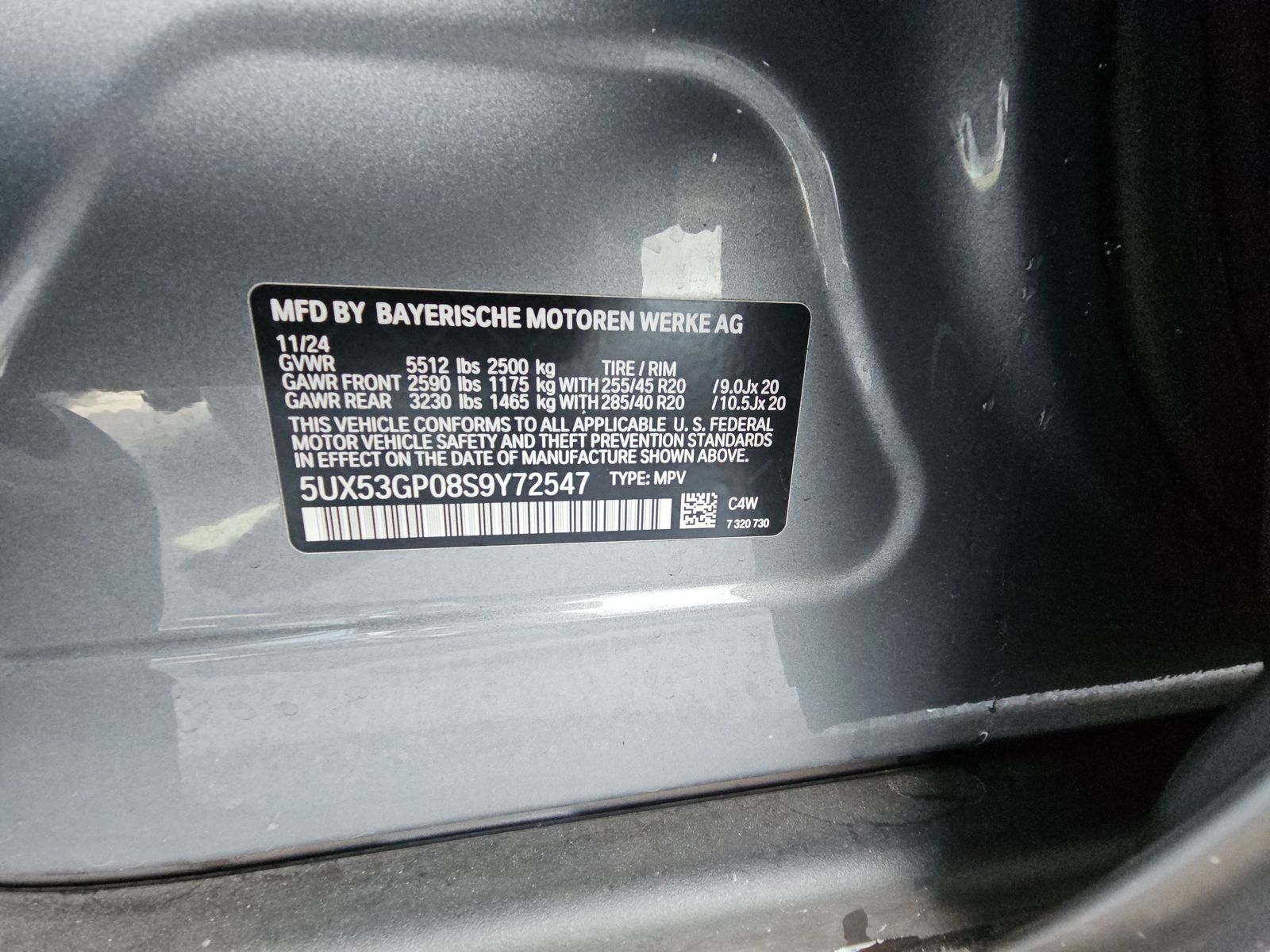 2025 BMW X3 xDrive30i AWD