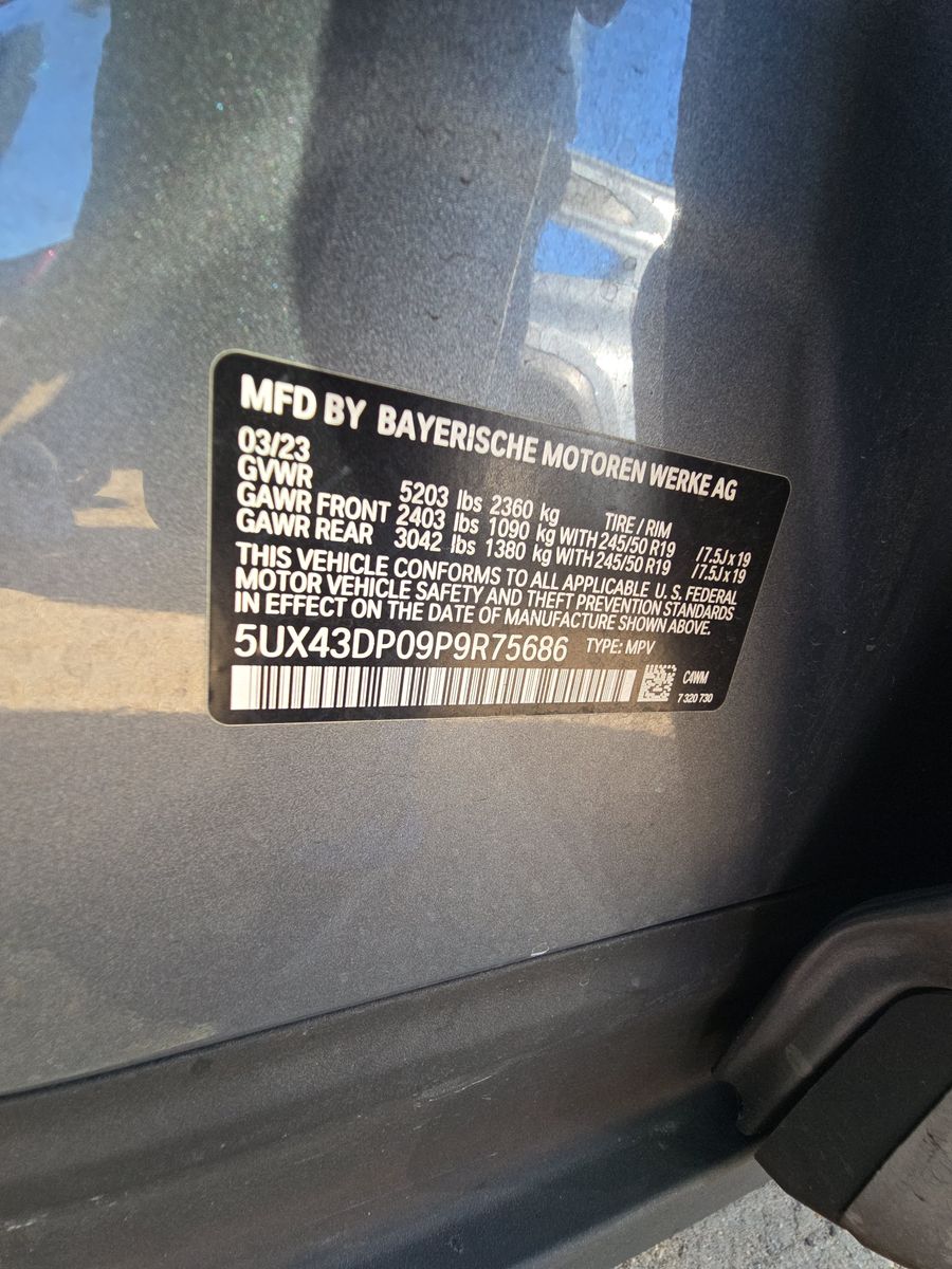 2023 BMW X3 sDrive30i RWD