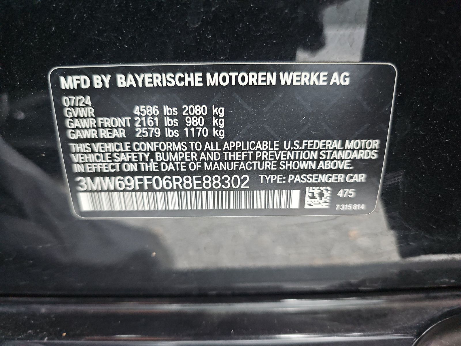2024 BMW 3 Series 330i RWD