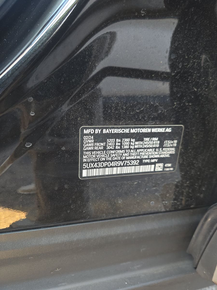 2024 BMW X3 sDrive30i RWD