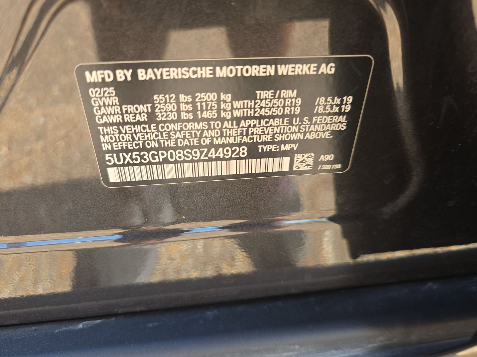 2025 BMW X3 xDrive30i AWD