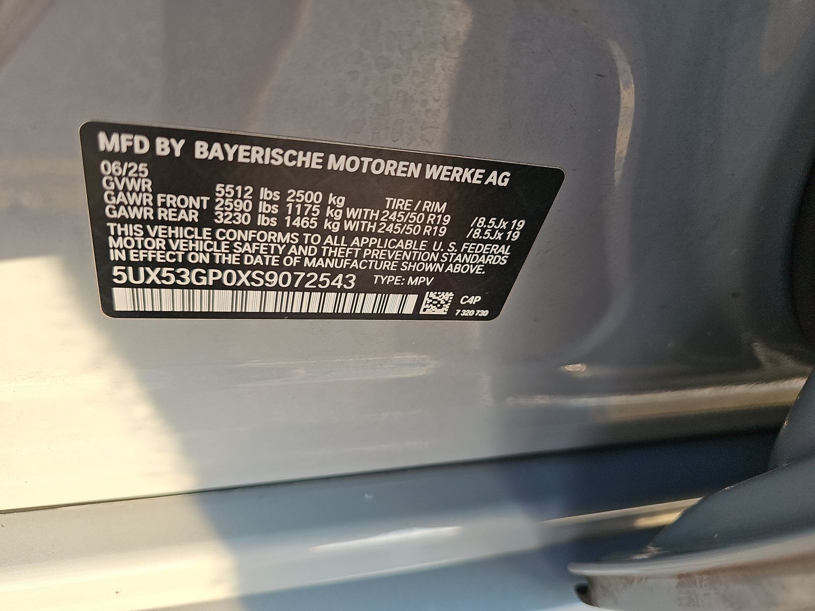 2025 BMW X3 xDrive30i AWD