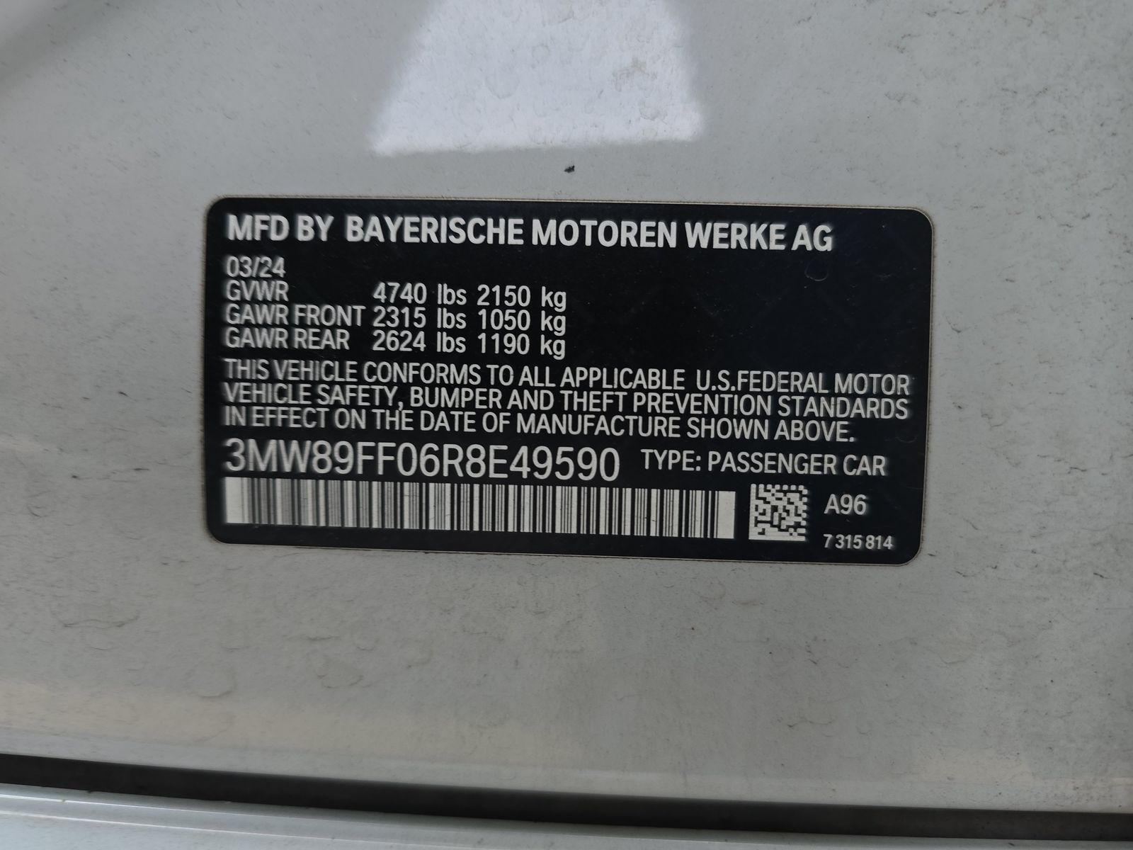 2024 BMW 3 Series 330i xDrive AWD