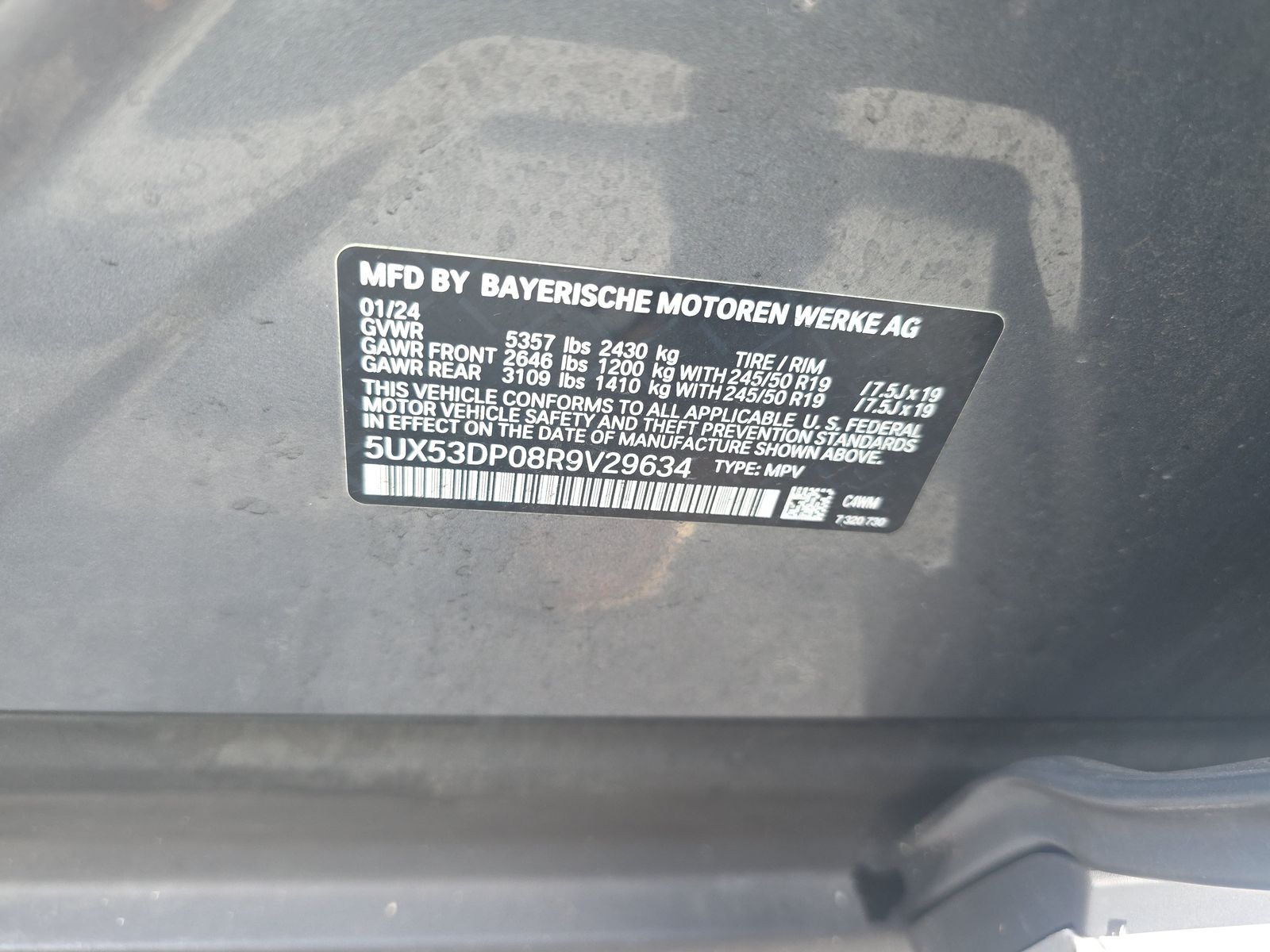 2024 BMW X3 xDrive30i AWD