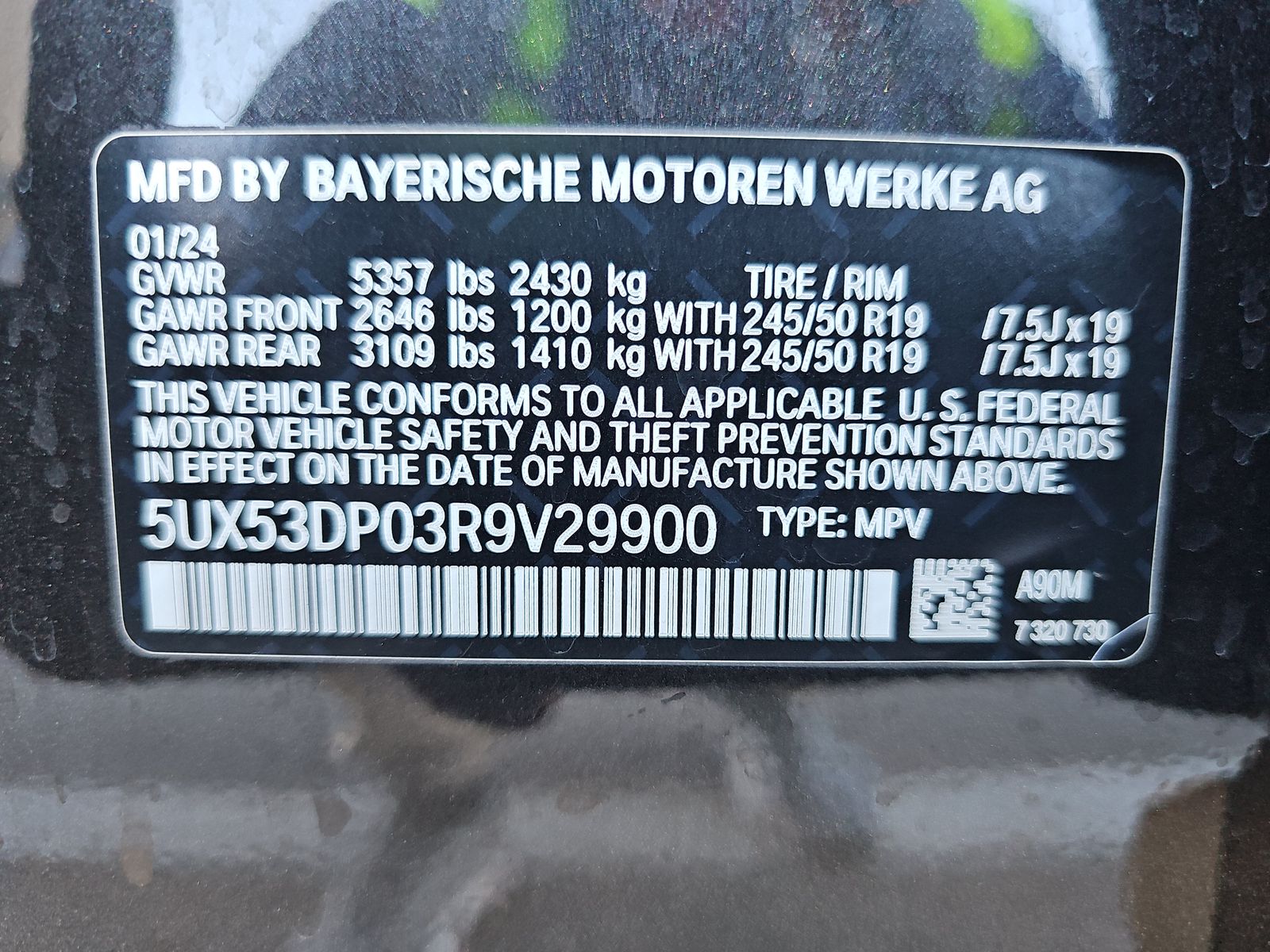 2024 BMW X3 xDrive30i AWD