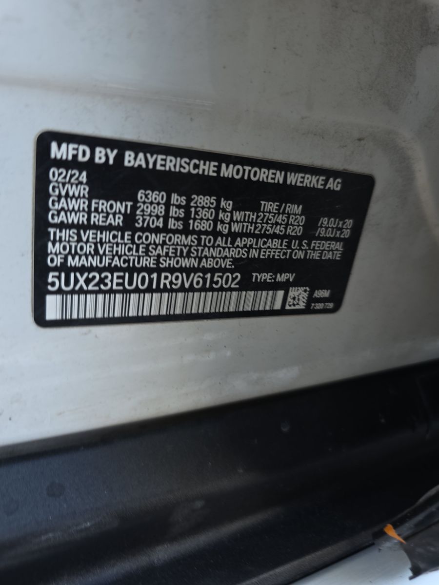 2024 BMW X5 xDrive40i AWD