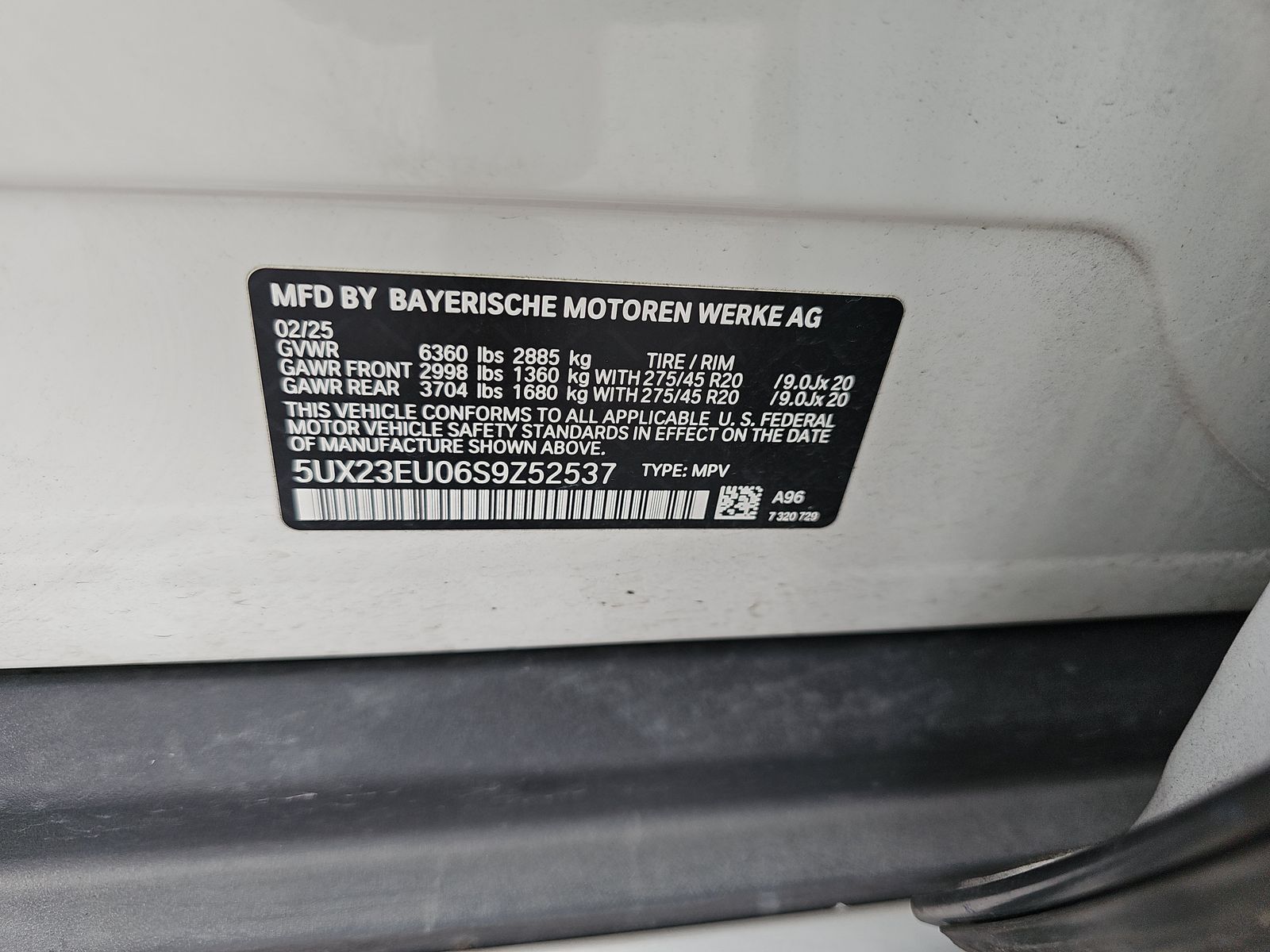 2025 BMW X5 xDrive40i AWD