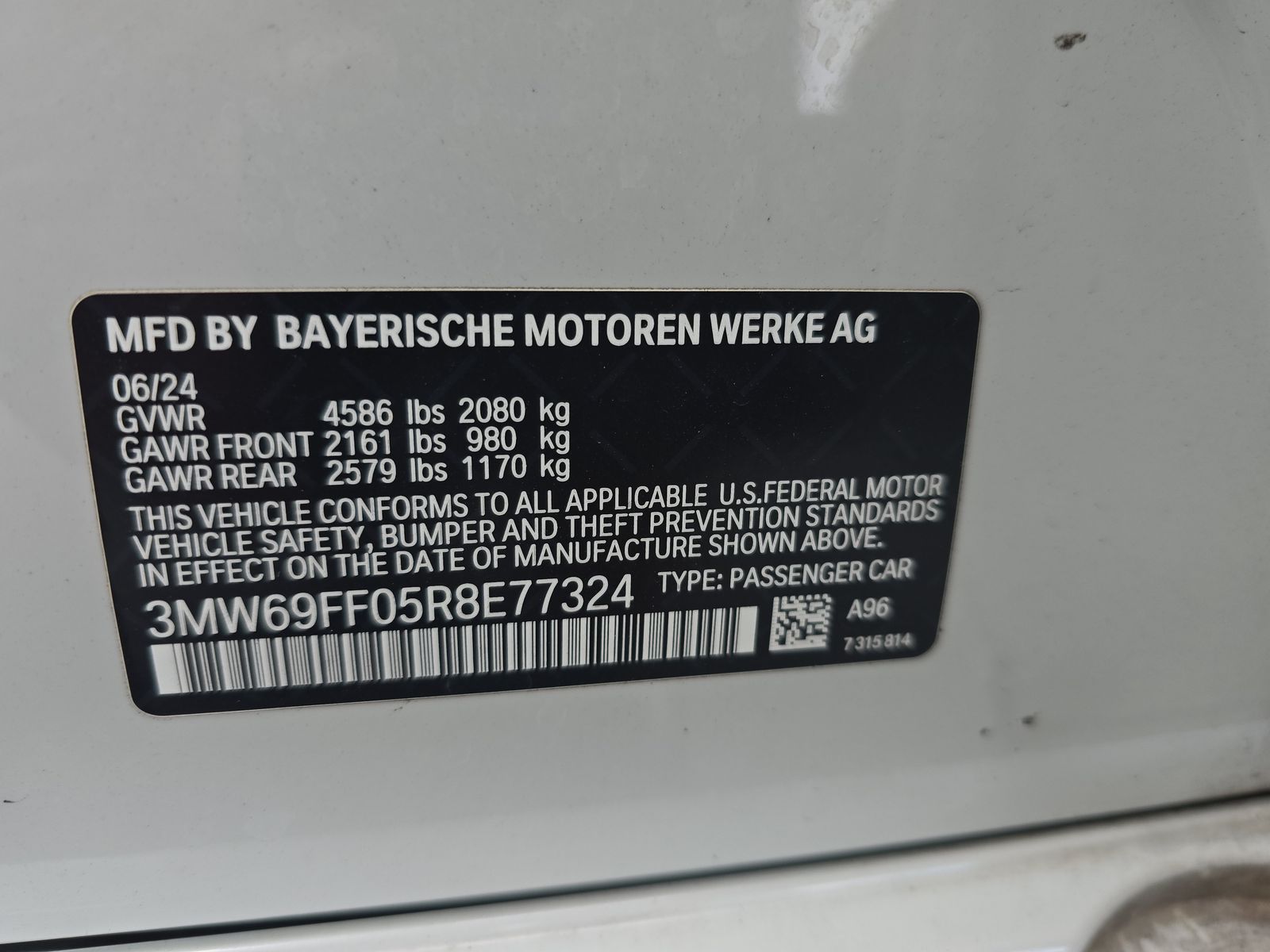 2024 BMW 3 Series 330i RWD