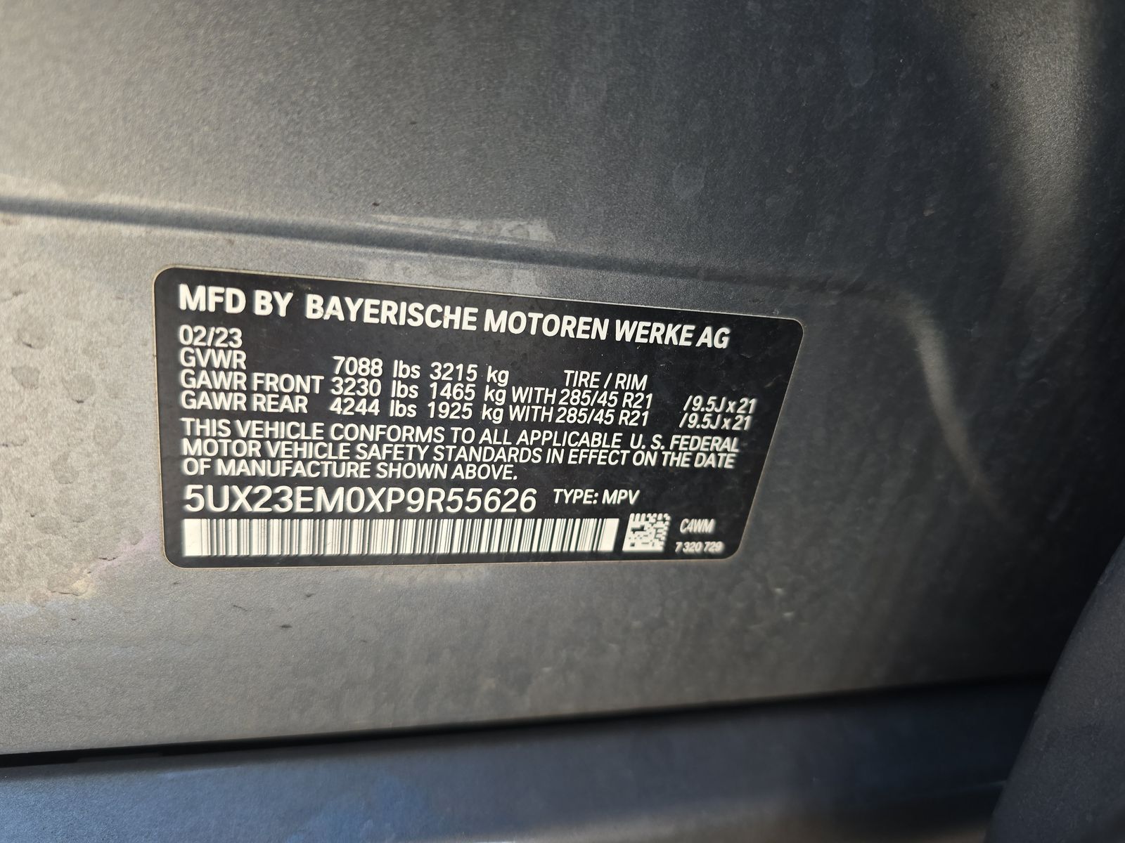 2023 BMW X7 xDrive40i AWD