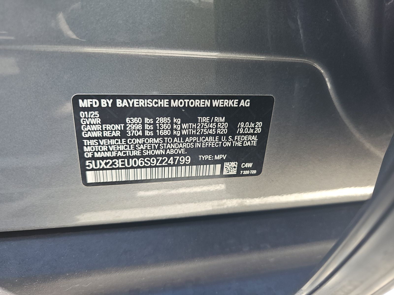 2025 BMW X5 xDrive40i AWD