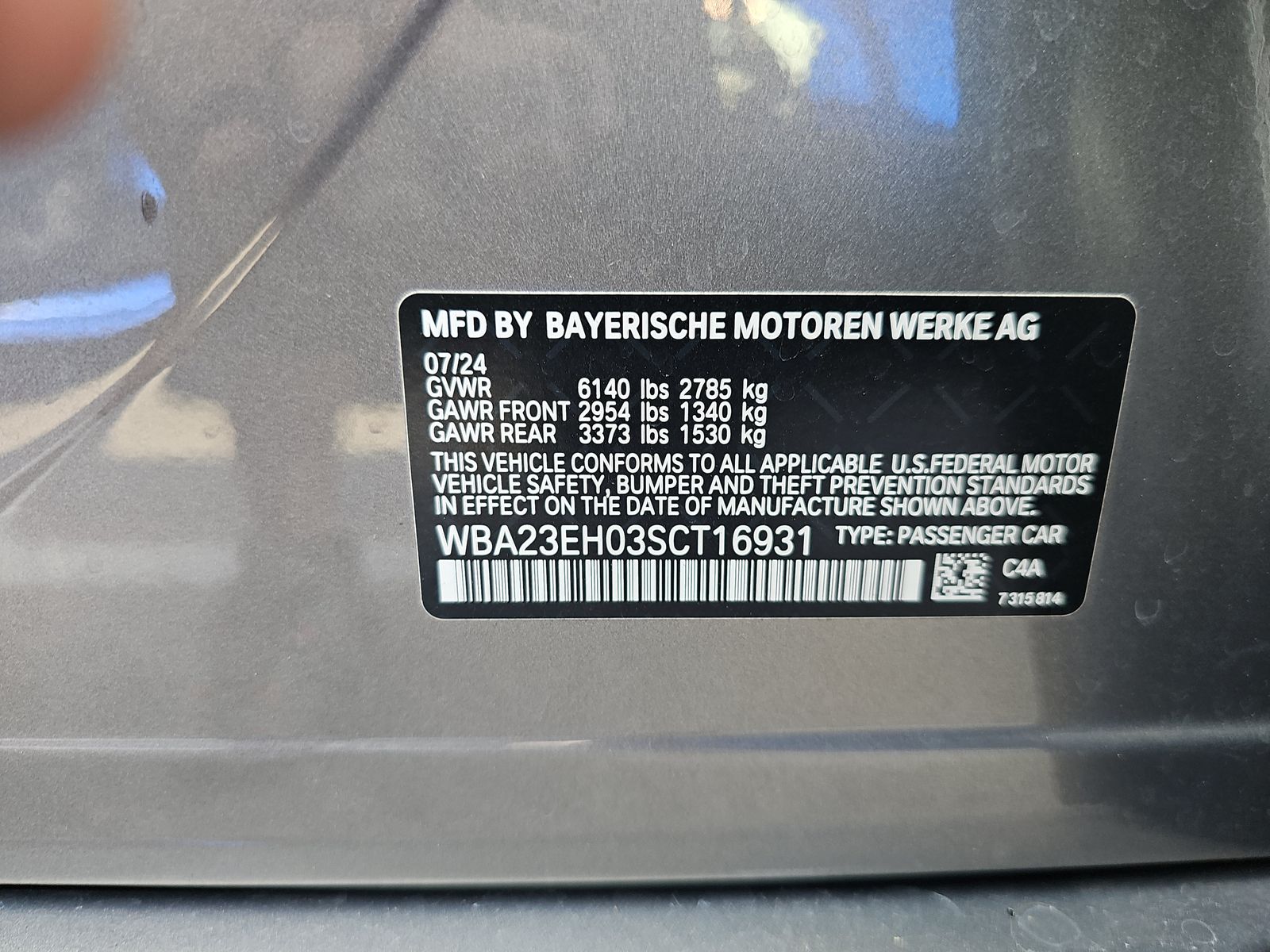 2025 BMW 7 Series 740i RWD