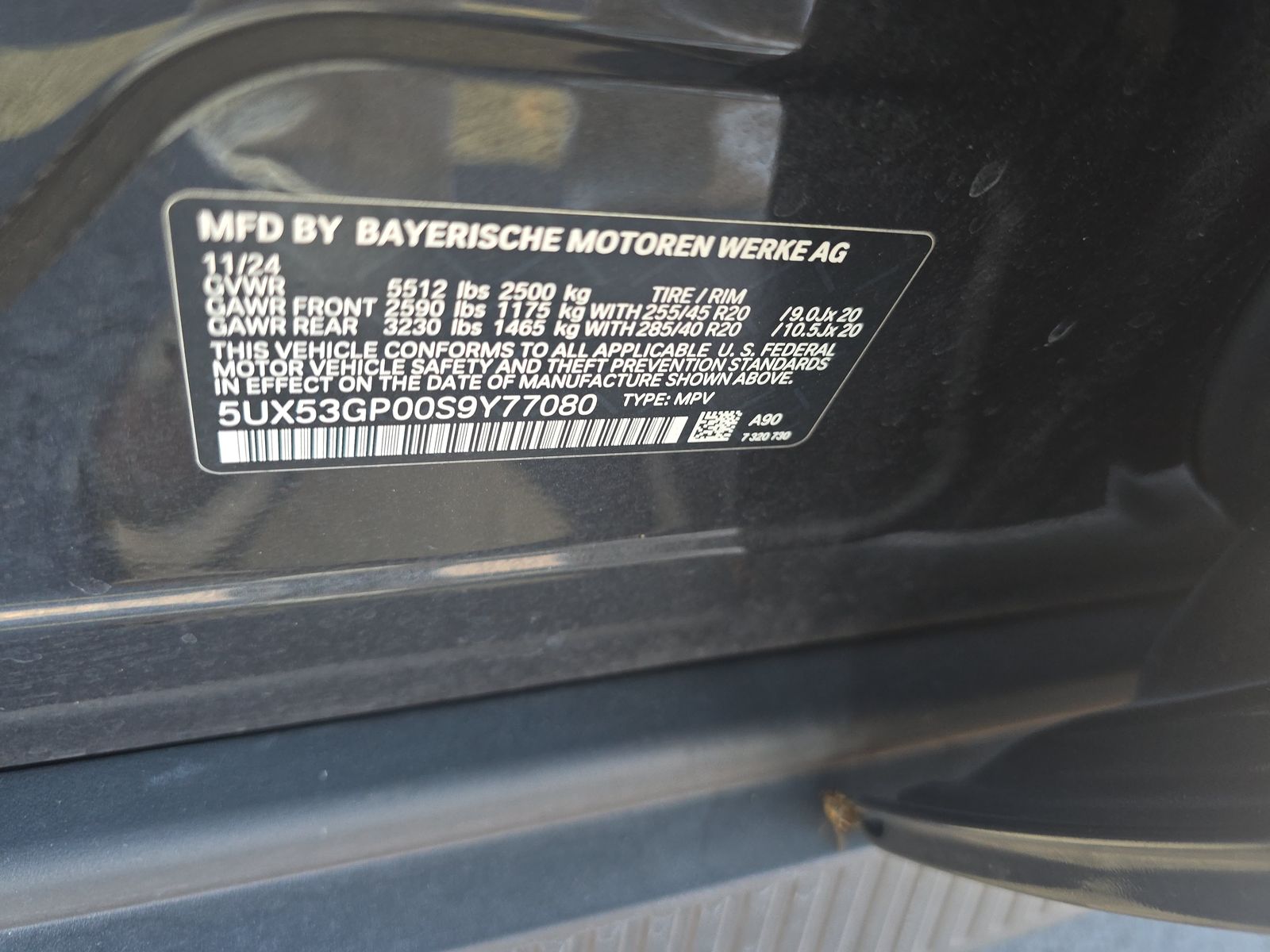 2025 BMW X3 xDrive30i AWD