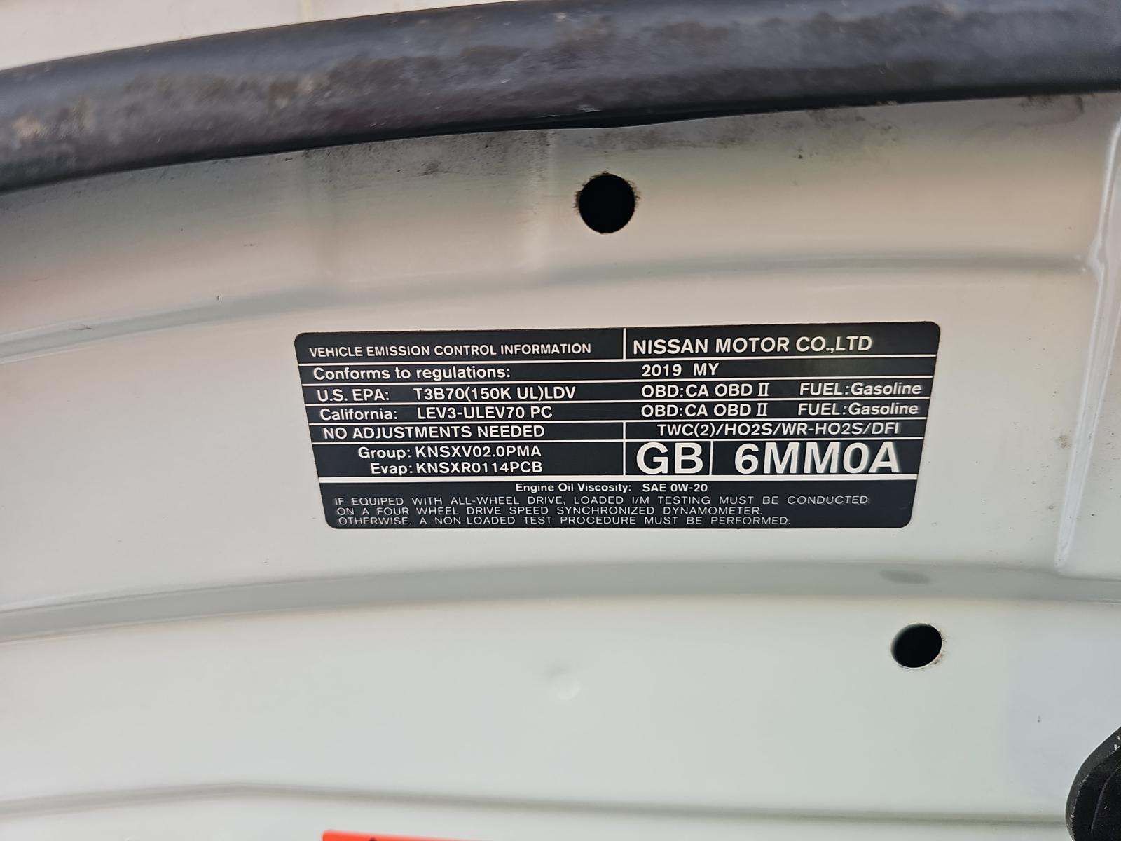 2019 Nissan Rogue Sport SL FWD