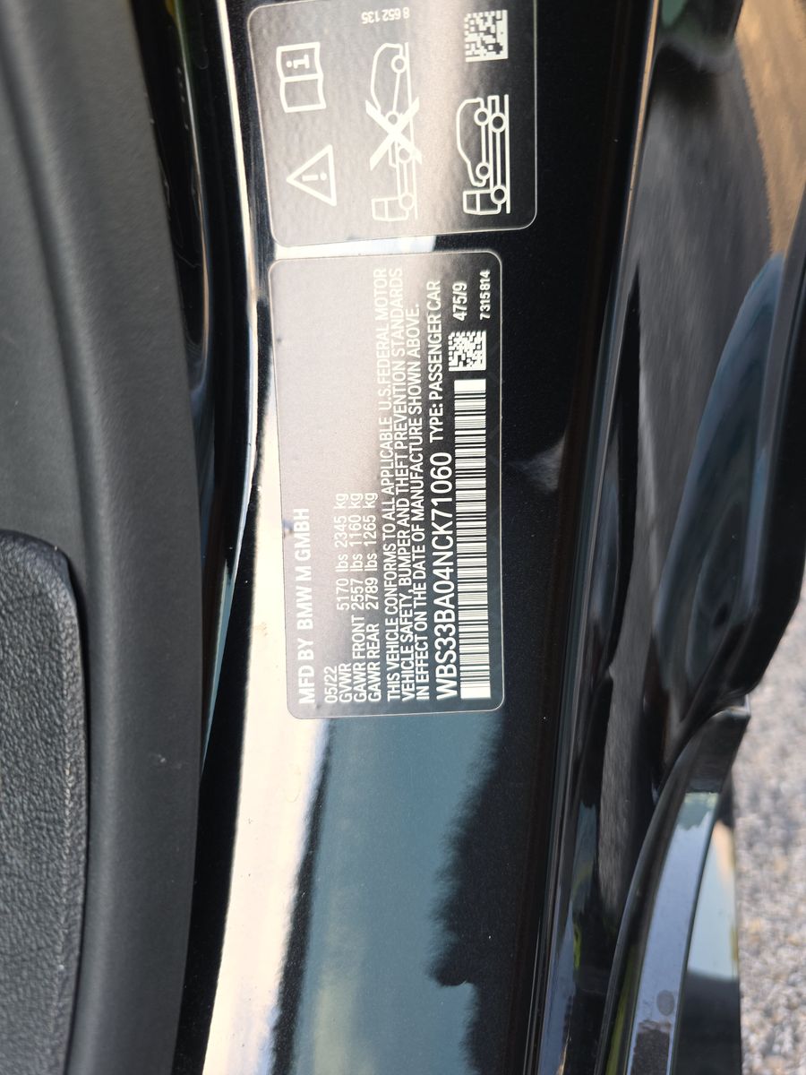 2022 BMW M4 Competition xDrive AWD