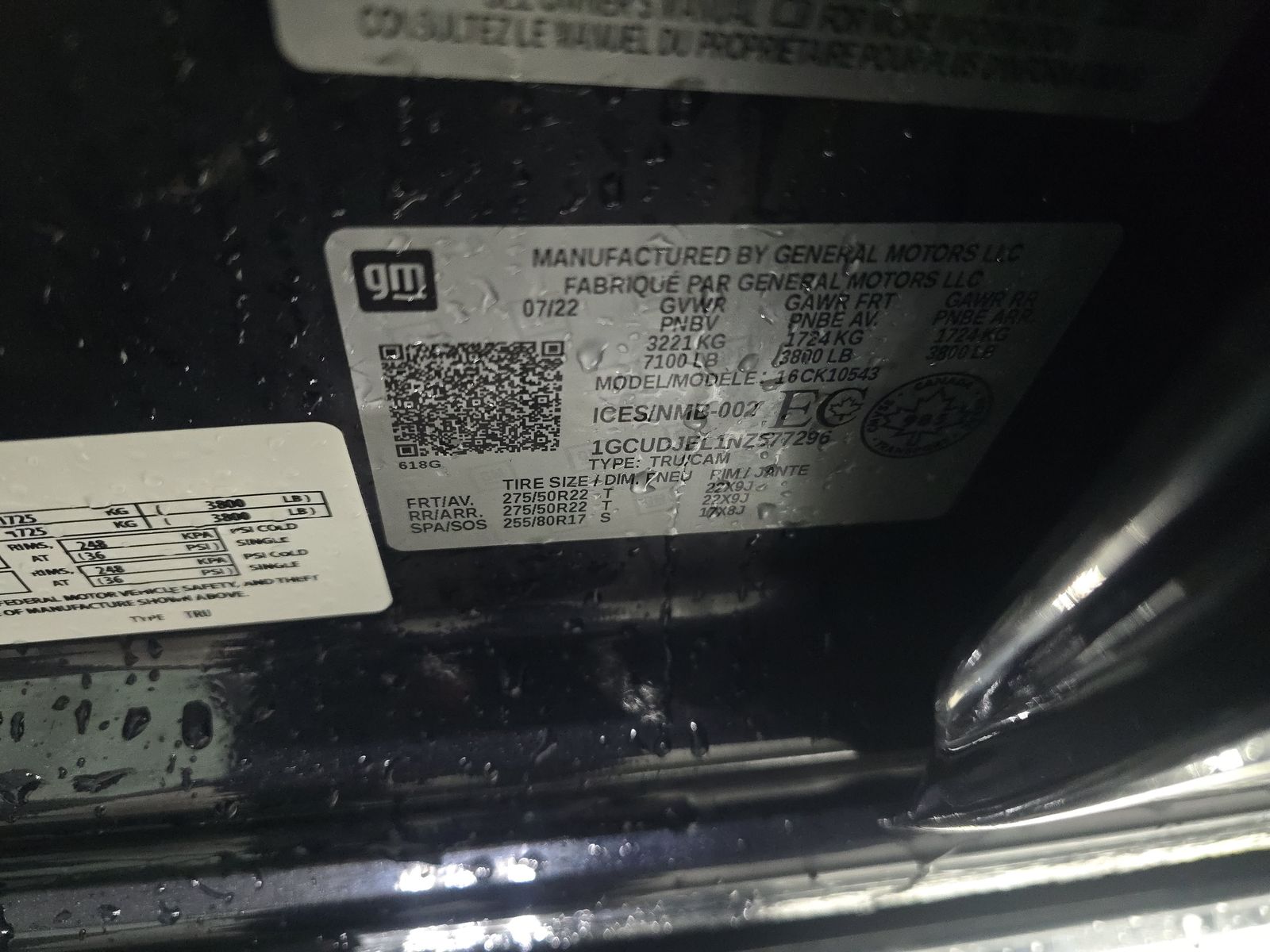 2022 Chevrolet Silverado 1500 High Country AWD