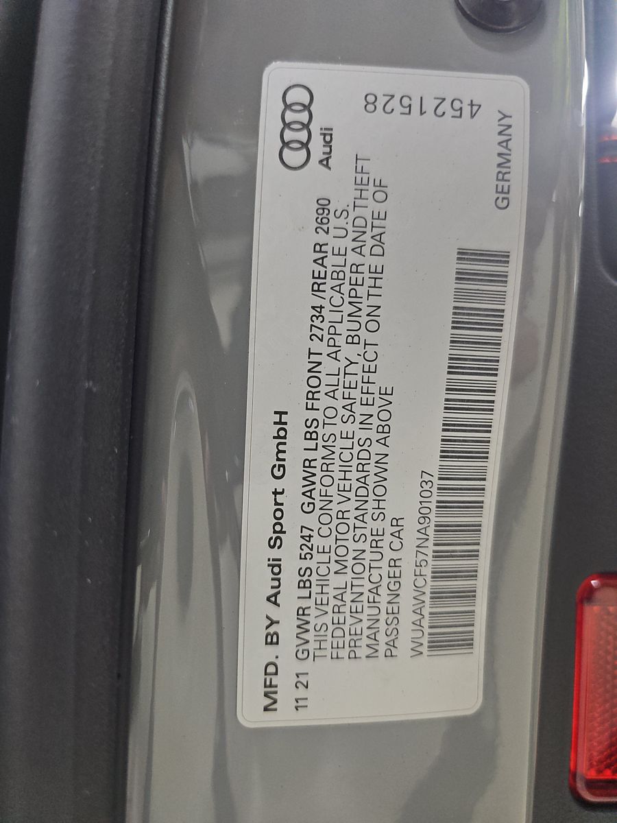 2022 Audi RS 5 Base AWD