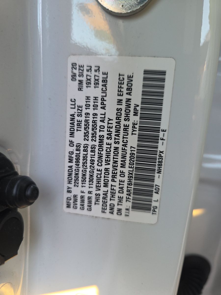 2020 Honda CR-V Hybrid Touring AWD