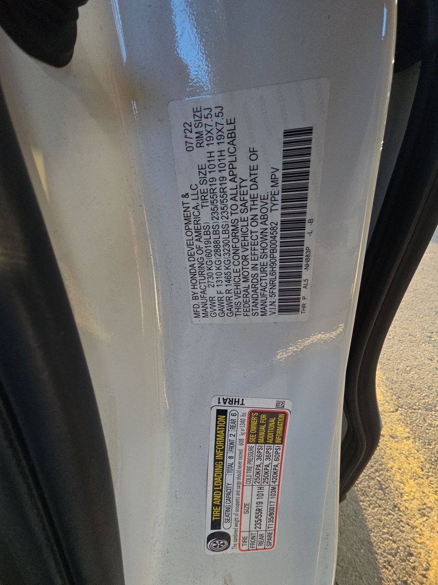 2023 Honda Odyssey Elite FWD