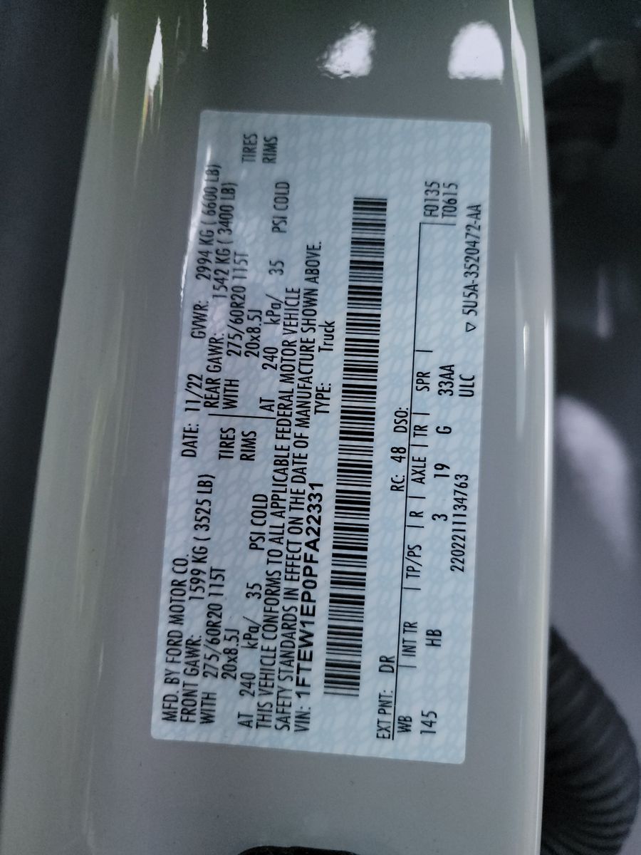 2023 Ford F-150 Lariat AWD