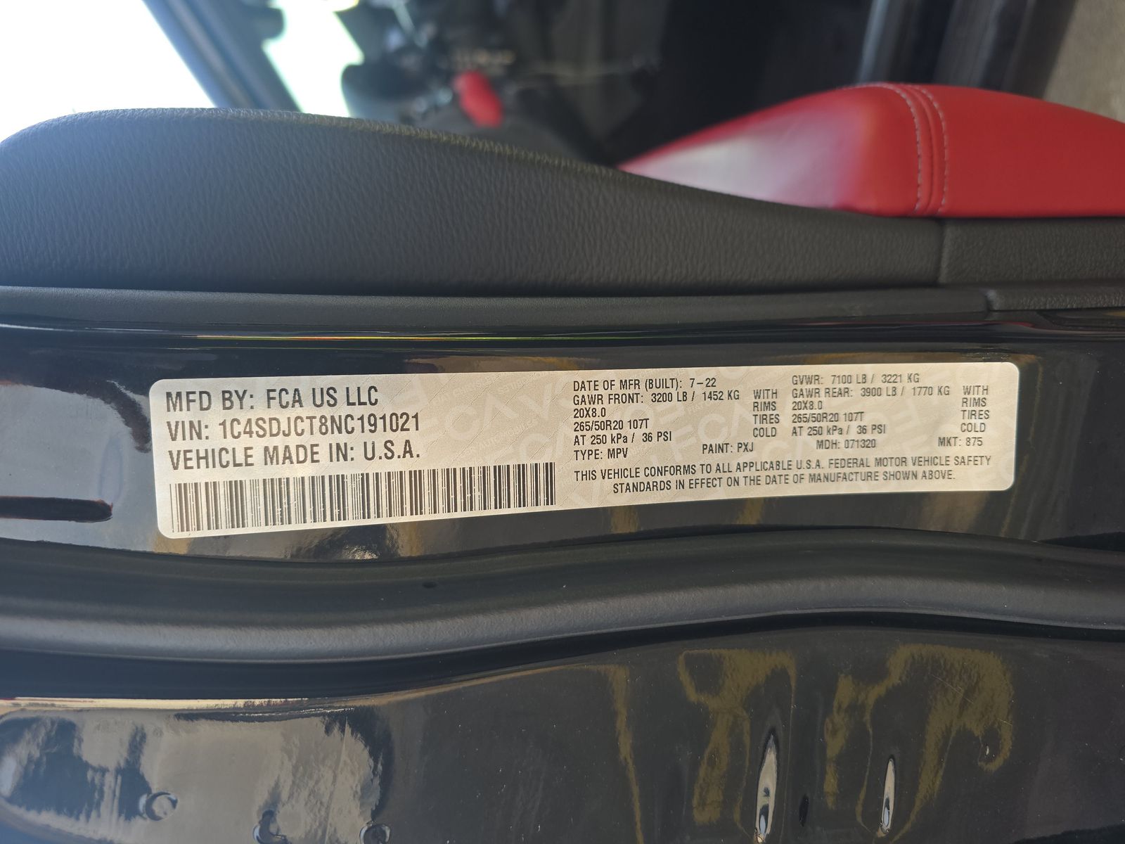 2022 Dodge Durango R/T AWD