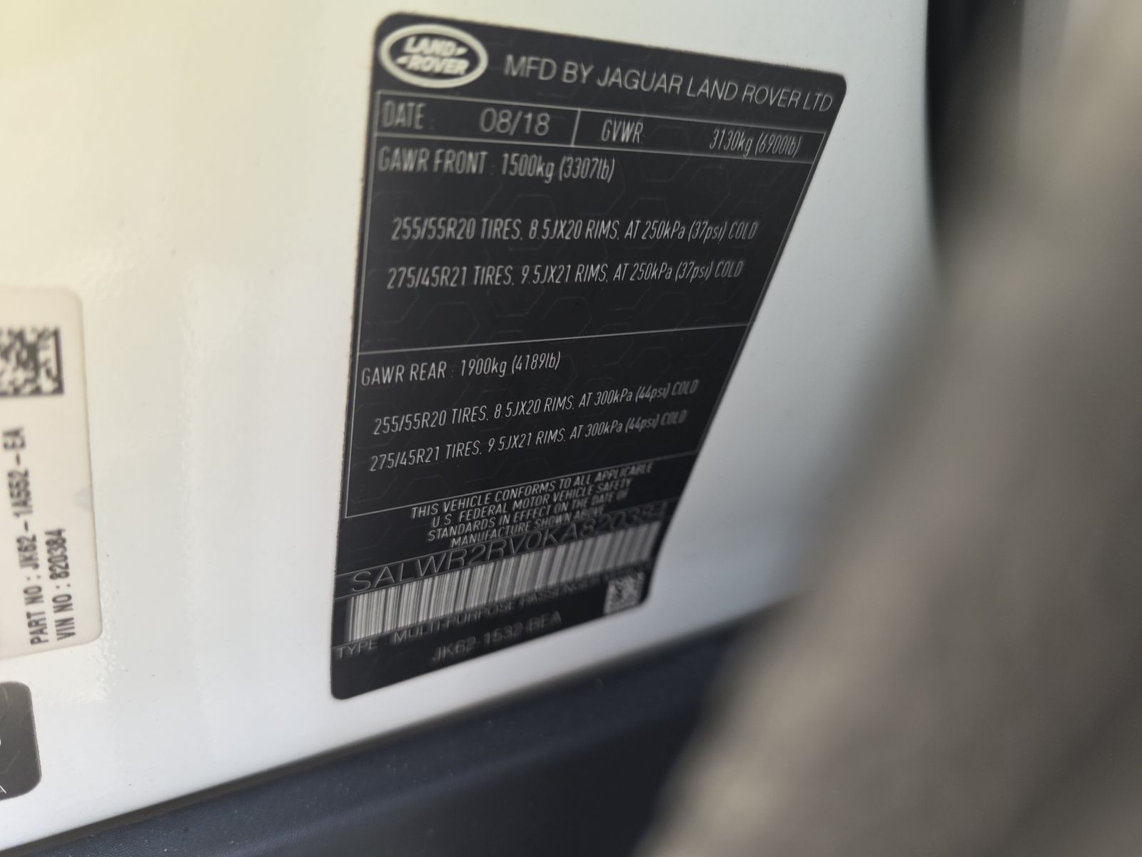 2019 Land Rover Range Rover Sport HSE AWD