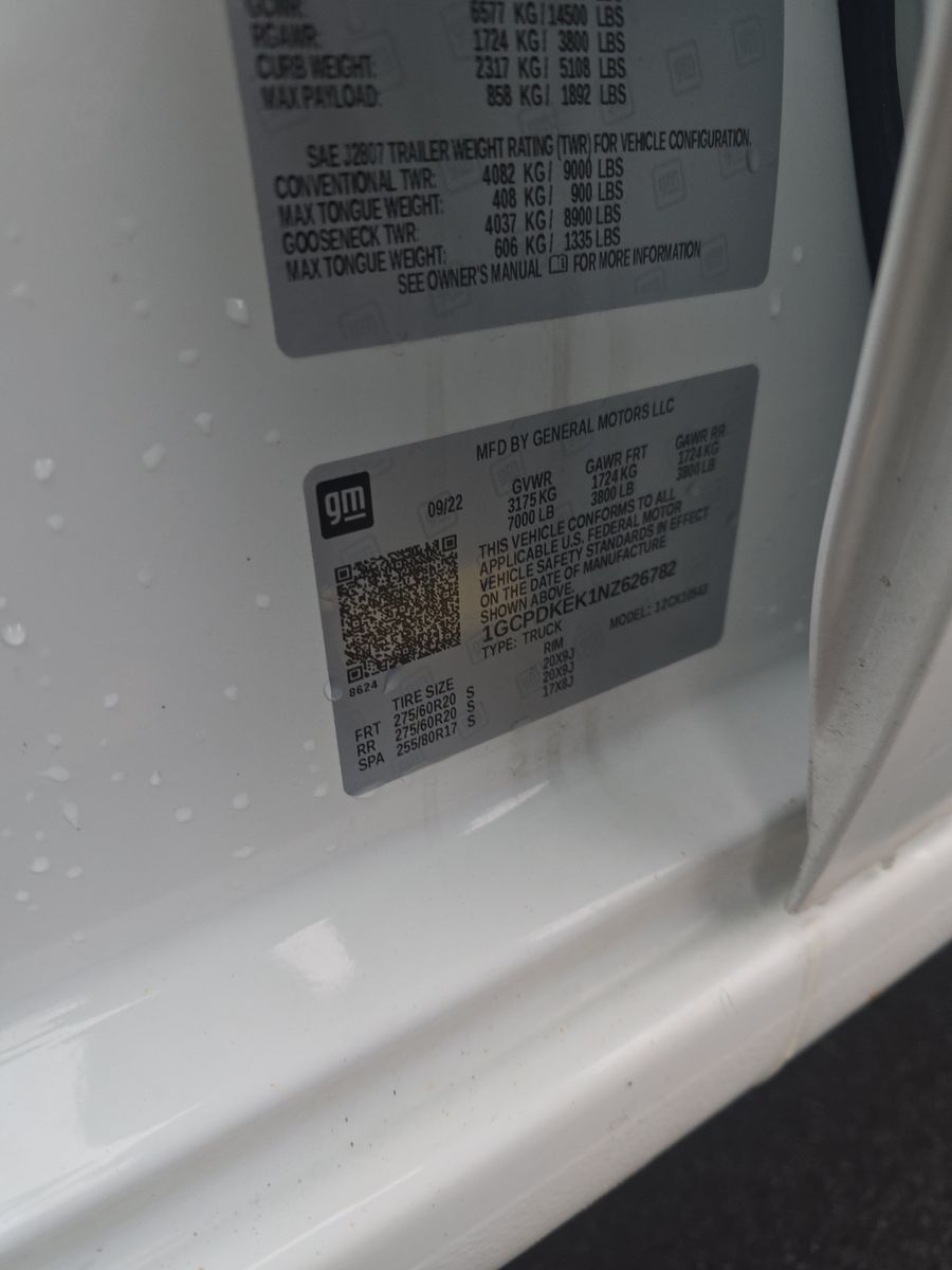 2022 Chevrolet Silverado 1500 LT AWD