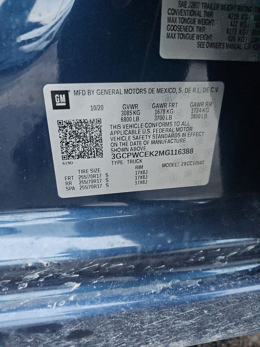 2021 Chevrolet Silverado 1500 LT RWD