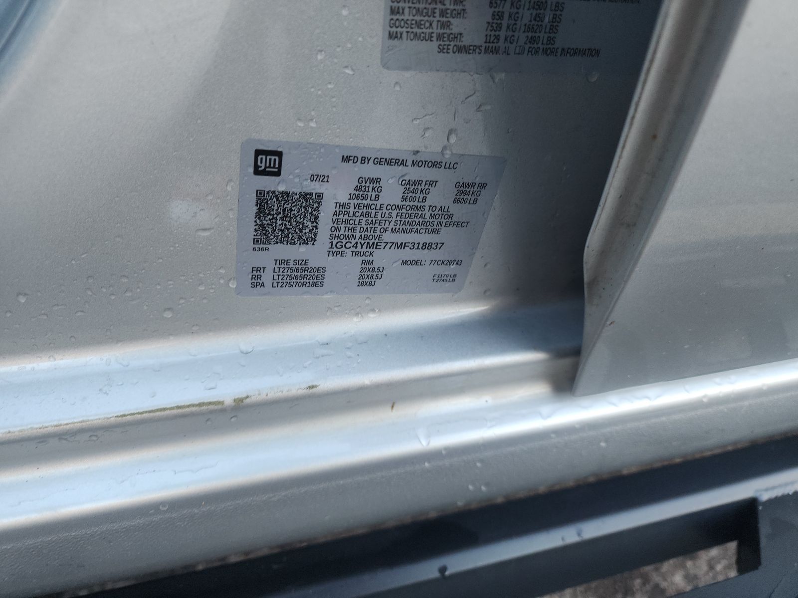 2021 Chevrolet Silverado 2500HD Custom AWD