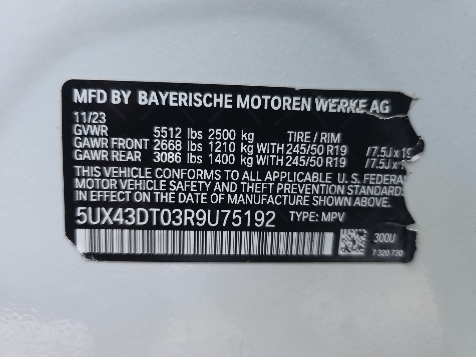 2024 BMW X4 M40i AWD