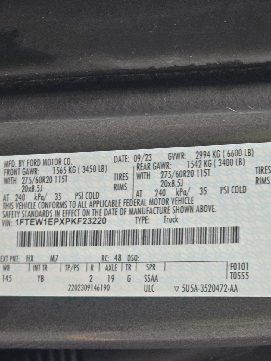 2023 Ford F-150 XLT AWD