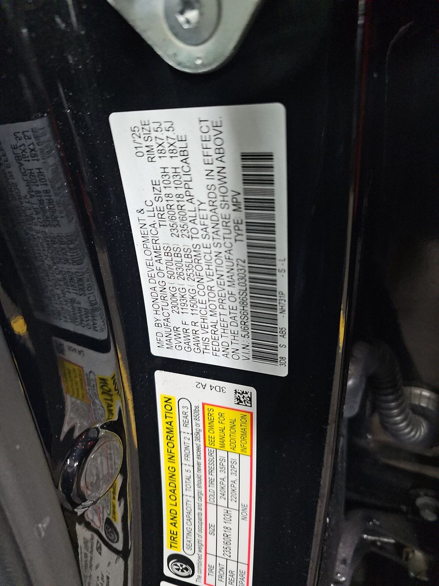 2025 Honda CR-V Hybrid Sport-L AWD