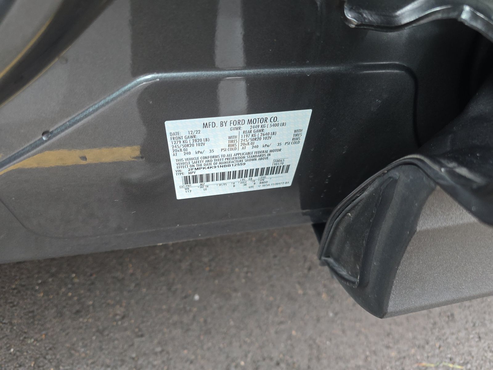 2022 Ford Edge Titanium AWD