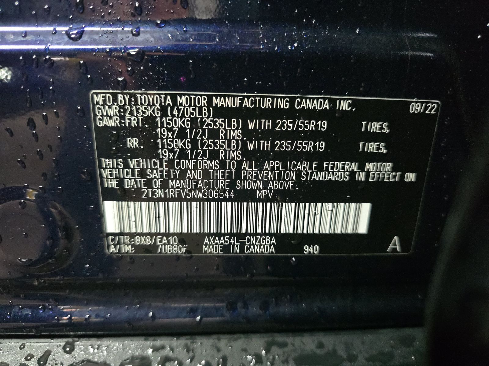 2022 Toyota RAV4 Limited AWD