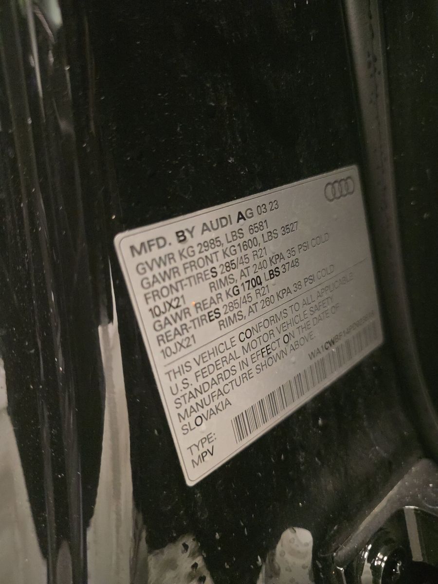 2023 Audi SQ8 Prestige AWD