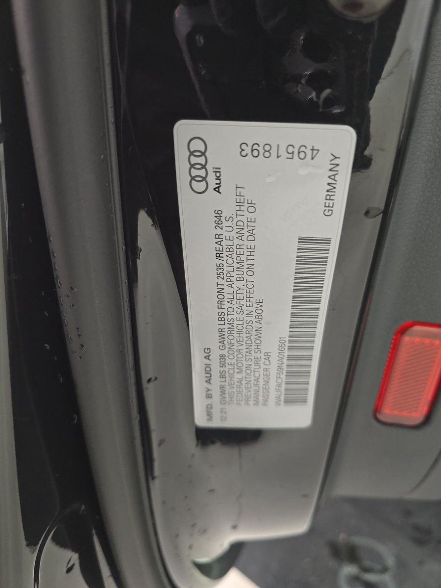 2022 Audi A5 S Line Premium Plus AWD