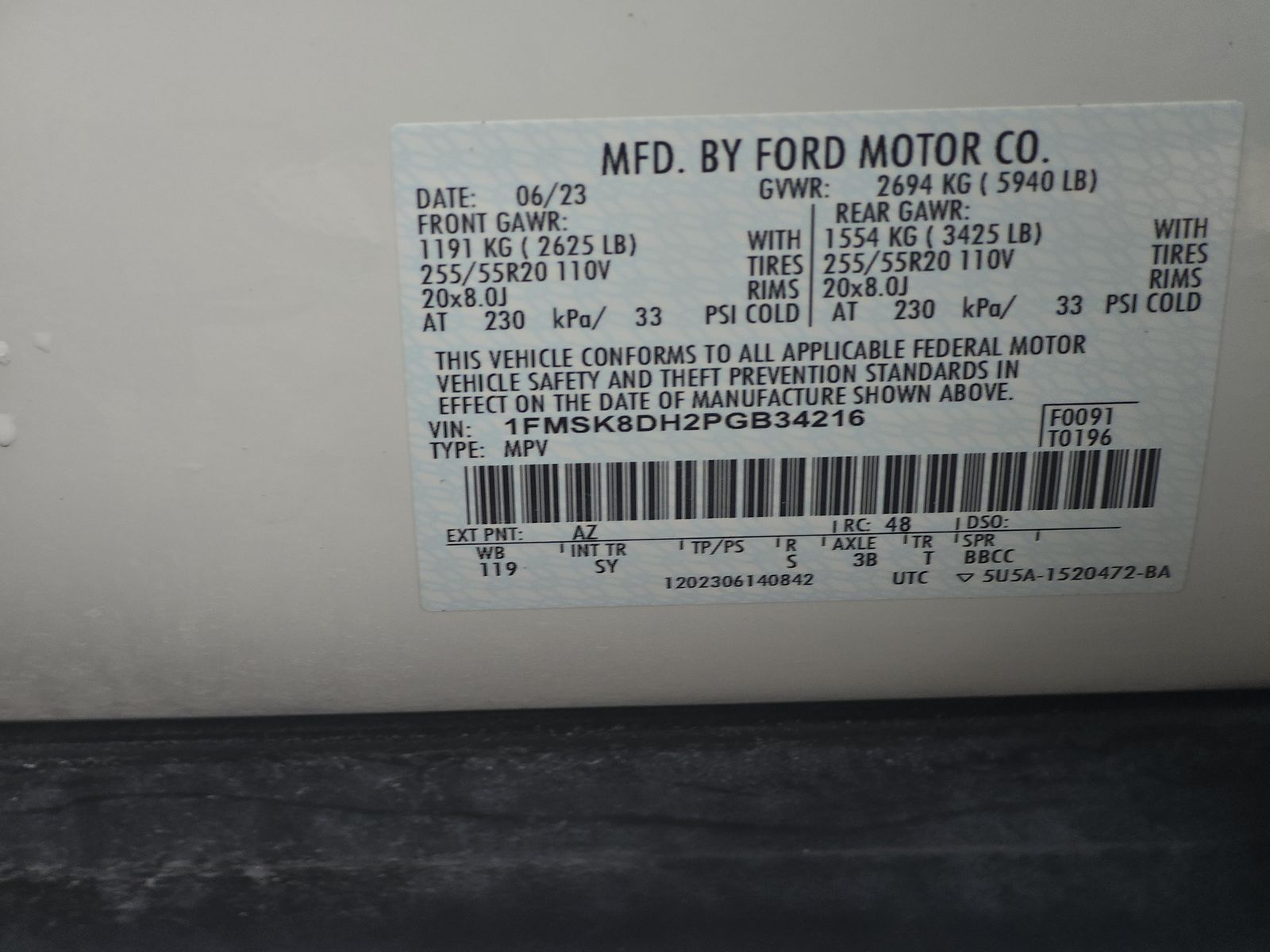 2023 Ford Explorer XLT AWD