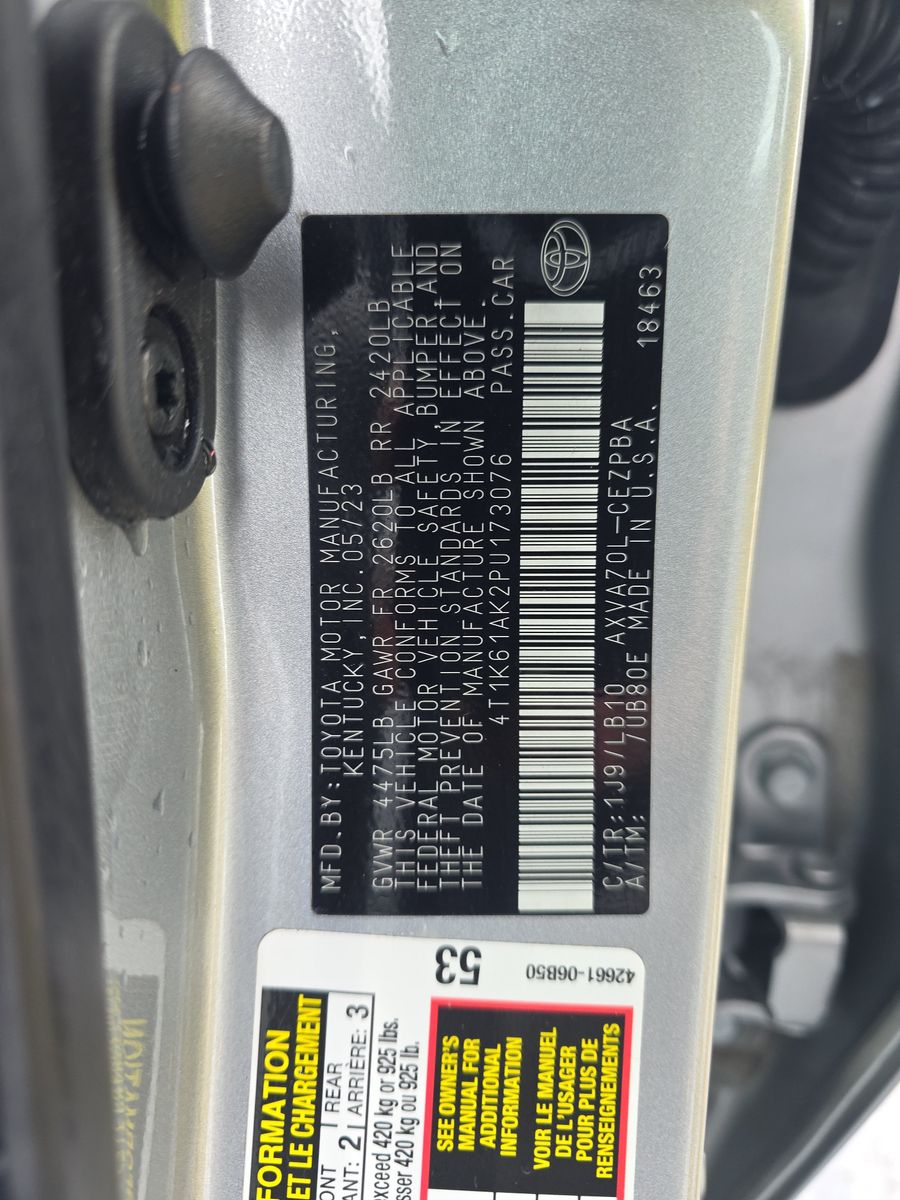 2023 Toyota Camry XSE FWD