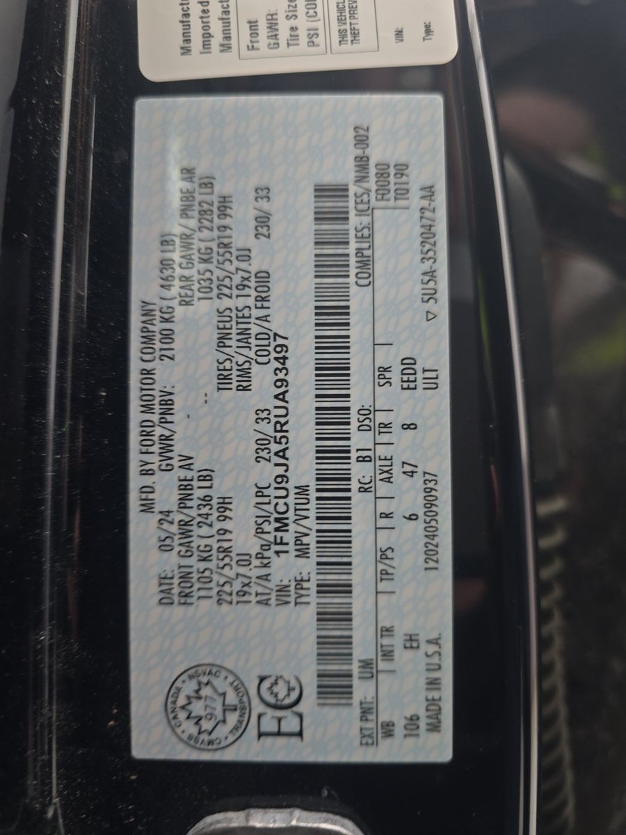 2024 Ford Escape Platinum AWD