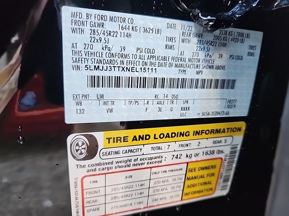 2022 Lincoln Navigator L Black Label AWD