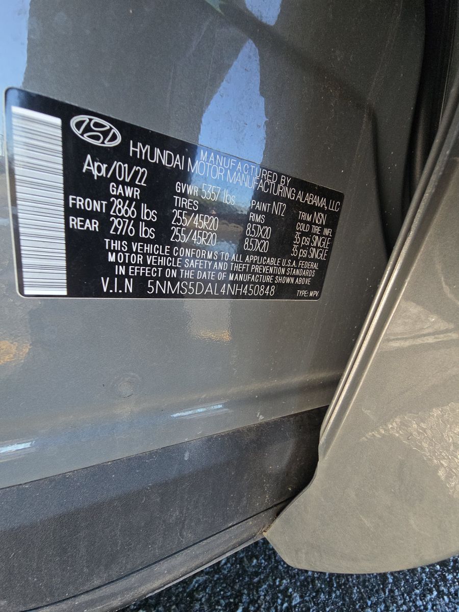 2022 Hyundai Santa Fe Calligraphy AWD