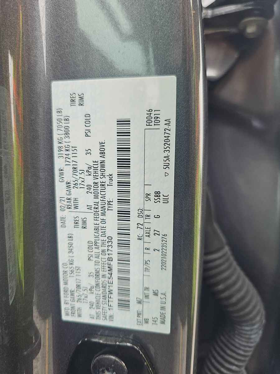 2021 Ford F-150 XLT AWD