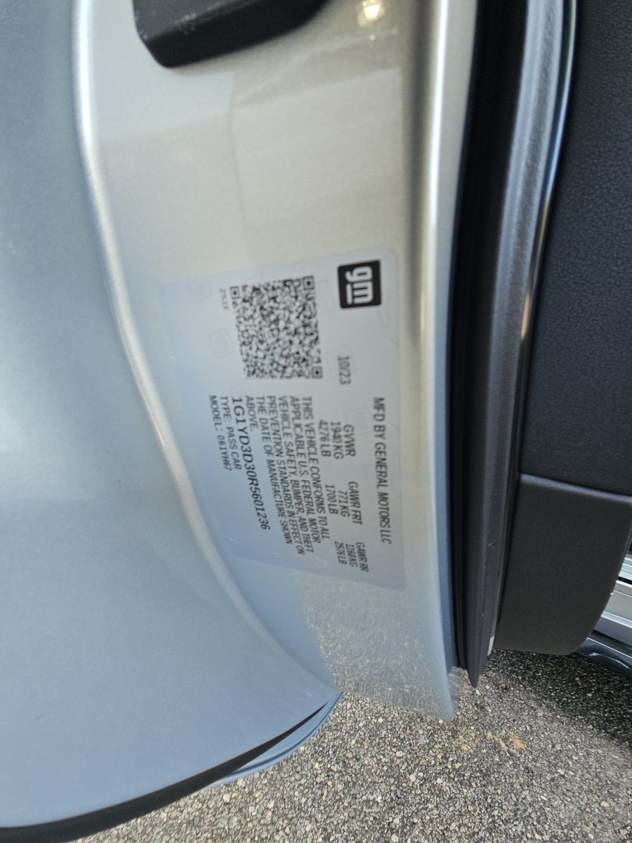 2024 Chevrolet Corvette Z06 RWD