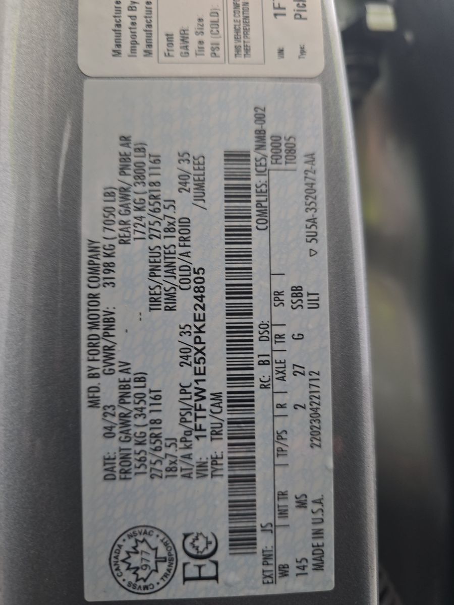 2023 Ford F-150 XLT AWD